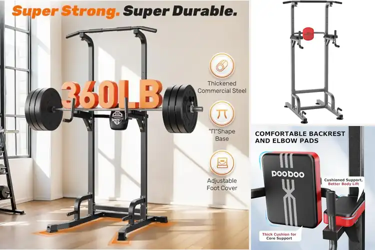 Detailed view of Best Adjustable Power Towers