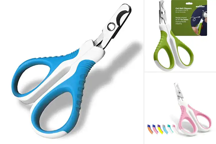 Detailed view of Best Angled Tip Pet Nail Scissors