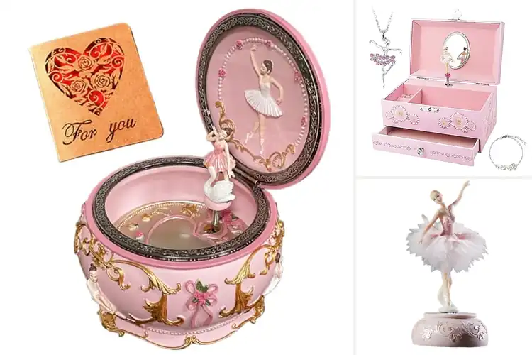 Detailed view of Best Ballet Music Boxes