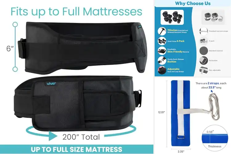 Detailed view of Best Bed Restraints For Patients