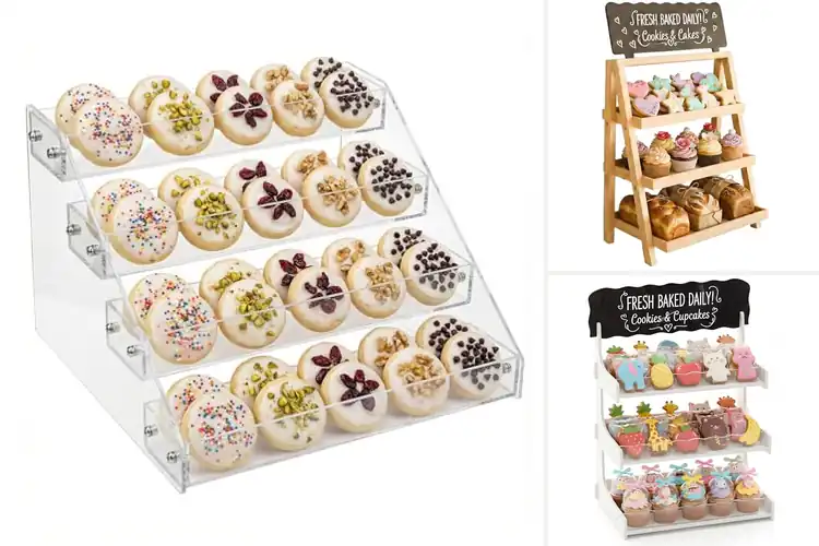 Detailed view of Best Cake and Cookie Display Solutions