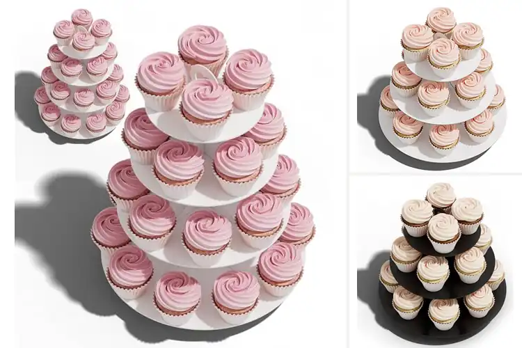 Detailed view of Best Cardboard Cupcake Stand