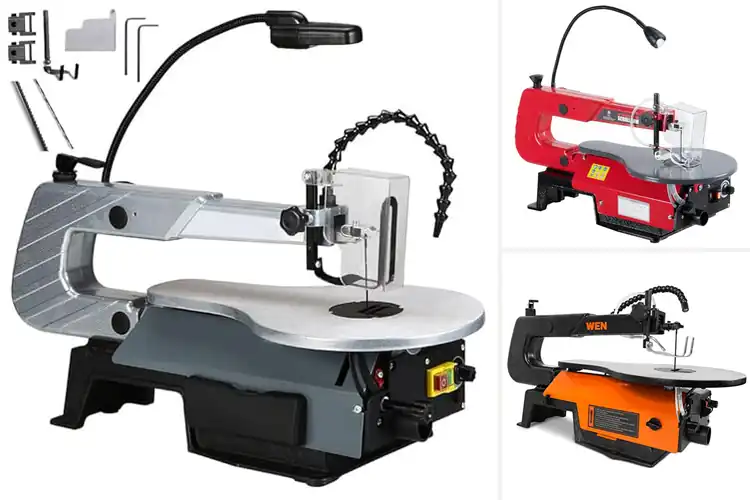 Detailed view of Best Dust Management Scroll Saws