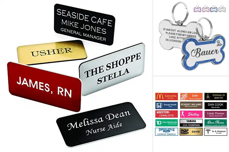 Detailed view of Best Engraved Readable Tags