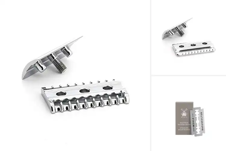Detailed view of Best Fits All Mühle Safety Razor Handles