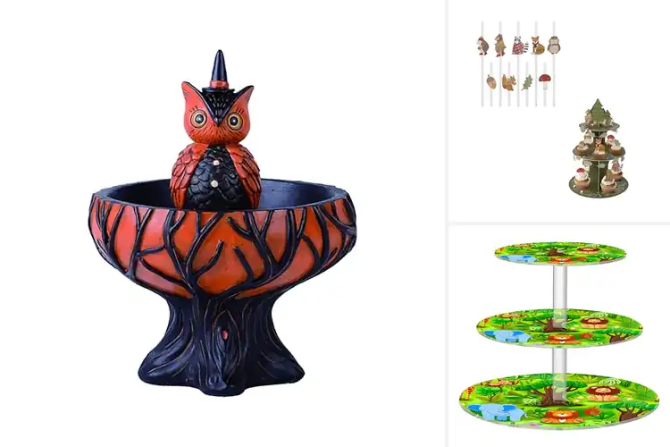Detailed view of Best Forest Animal Treat Stands