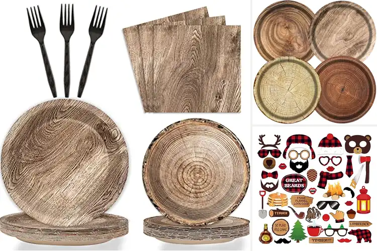 Detailed view of Best Forest Lumberjack Party Supplies