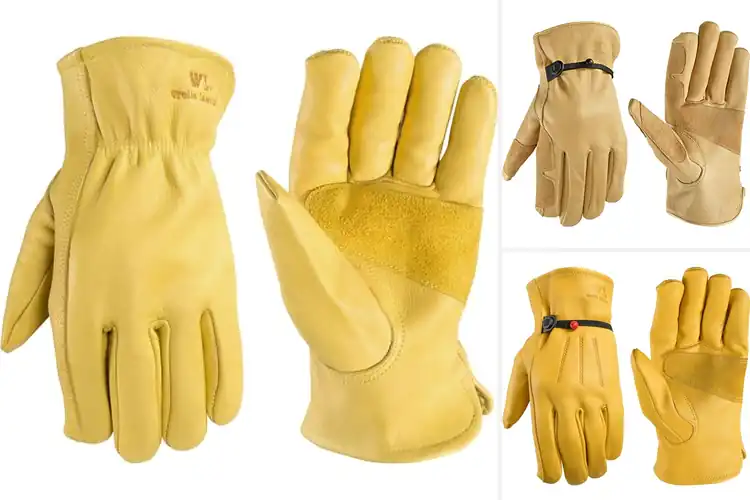 Detailed view of Best Full Grain Cowhide Gloves for Power & Comfort