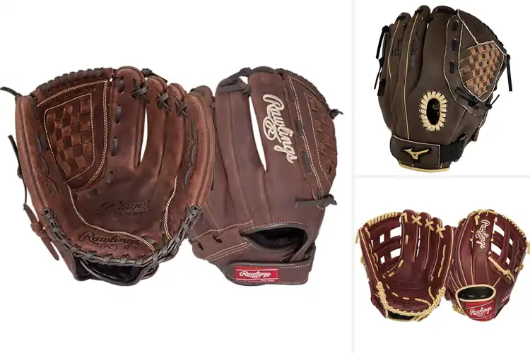 Detailed view of Best Full-Grain Leather Baseball Gloves