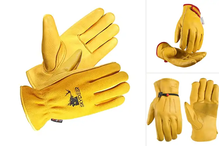 Detailed view of Best Full-Grain Leather Gloves