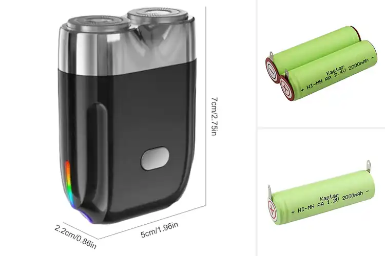 Detailed view of Best High Capacity Shavers Batteries