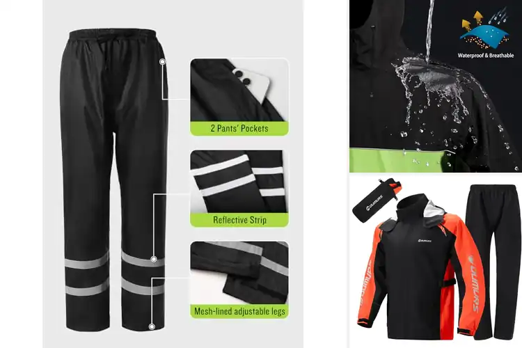Detailed view of Best High Visibility Motorcycle Suits