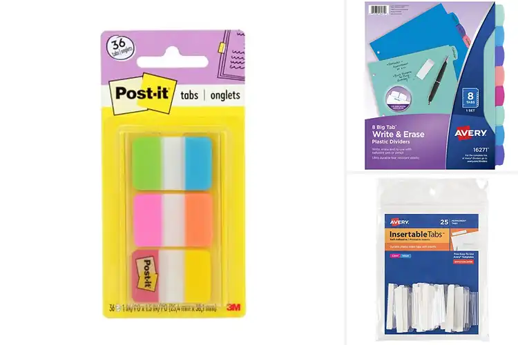 Detailed view of Best Index Tabs: Organize Notes & Docs Effortlessly