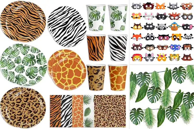 Detailed view of Best Jungle Party Supplies
