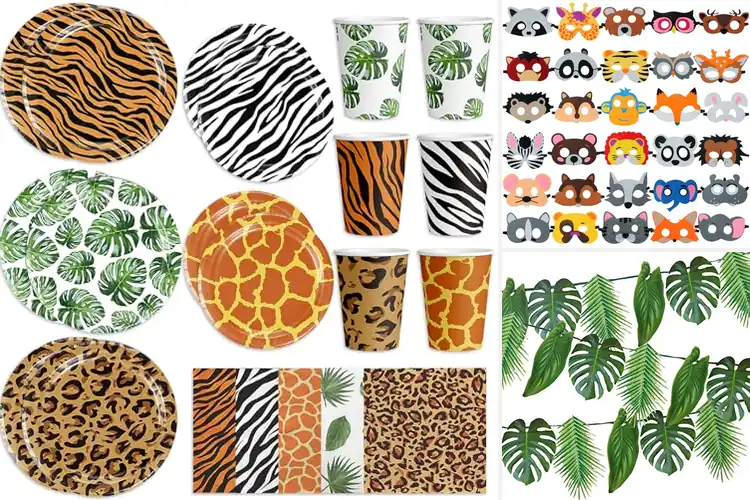 Detailed view of Best Jungle Theme Party Supplies