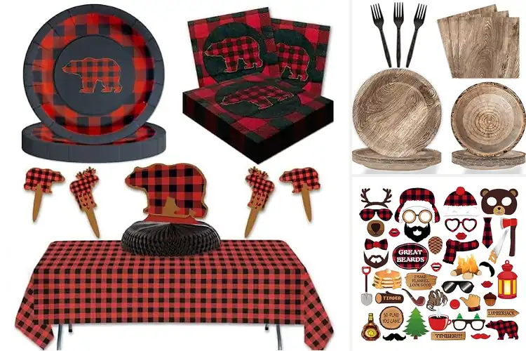Detailed view of Best Lumberjack Party Supplies