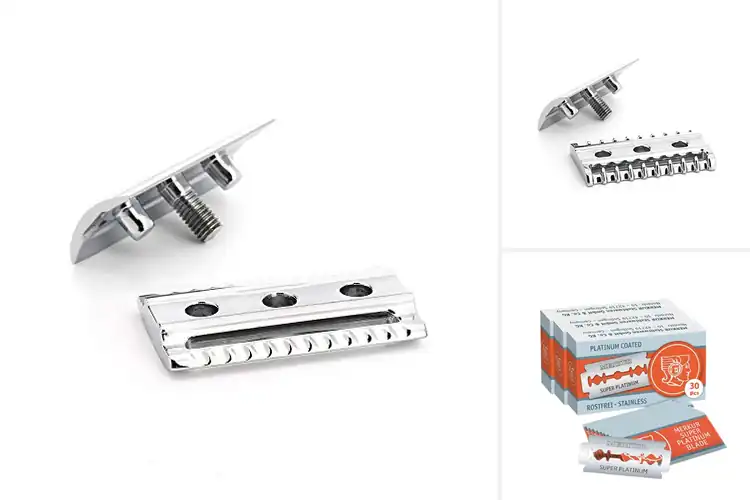 Detailed view of Best Made In Germany Safety Razor Heads