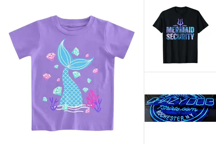 Detailed view of Best Mermaid Shirts