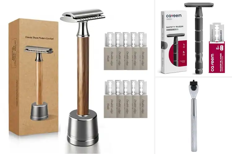 Detailed view of Best Metal Razor Components for Smooth, Controlled Shaves