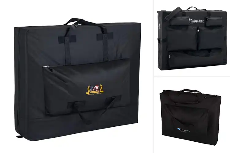 Detailed view of Best Padded Massage Table Carry Cases
