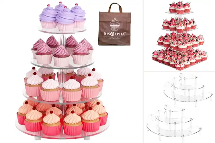 Detailed view of Best Portable Cupcake Stands for Stylish Display Anywhere