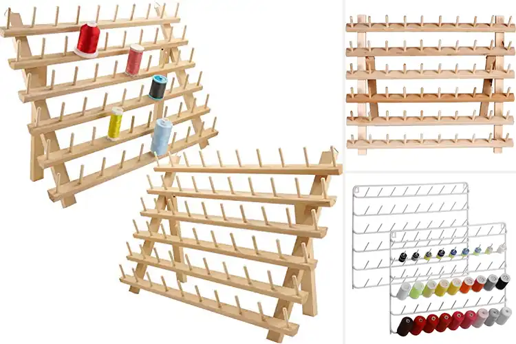 Detailed view of Best Quilting Thread Racks for a Clutter‑Free Workspace