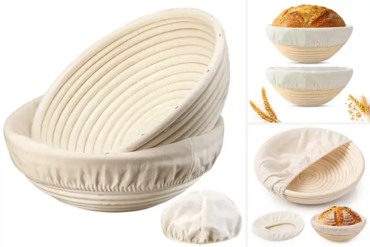 Detailed view of Best Rattan Dough Rising Bowls