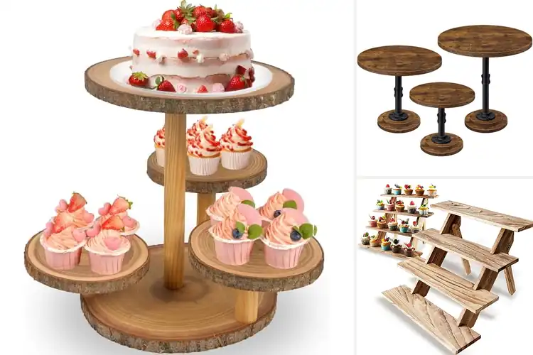 Detailed view of Best Rustic Dessert Holders for a Stunning Table Display