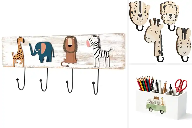 Detailed view of Best Rustic Jungle Animal Holders