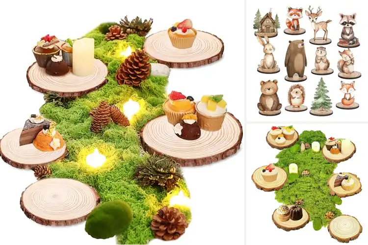 Detailed view of Best Rustic Woodland Party Decor