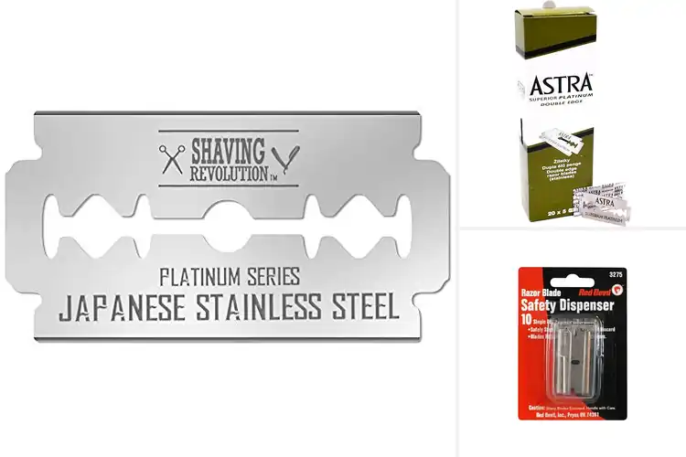 Detailed view of Best Safety Razor Heads With Box Packaging