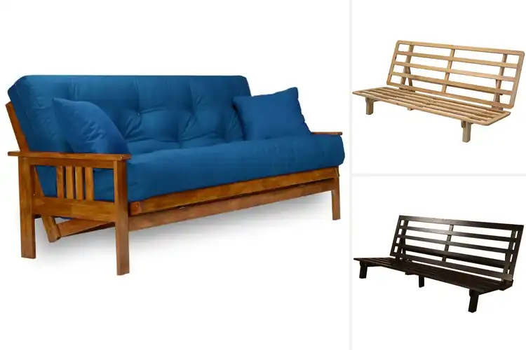 Detailed view of Best Solid Hardwood Futon Frame