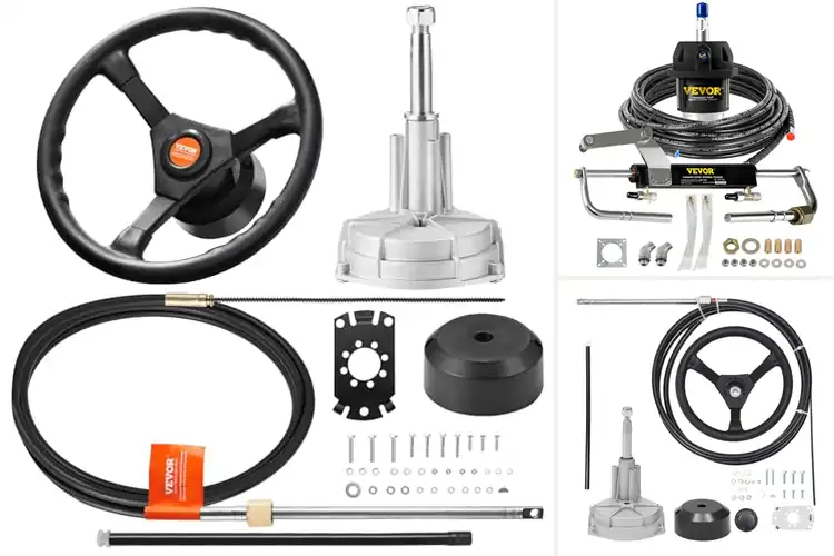 Detailed view of Best Steering System Kits: Smooth Boating Awaits