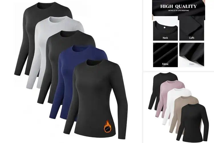 Detailed view of Best Thermal Tops for All-Day Warmth