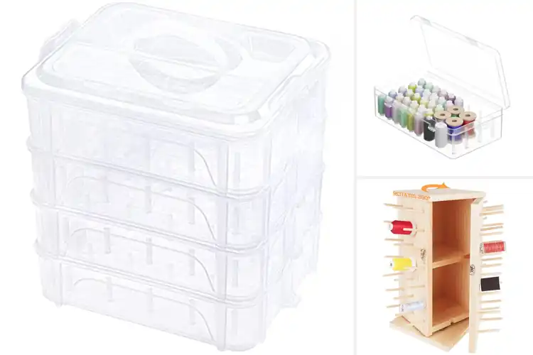 Detailed view of Best Thread Organizers For Sewing: Neat, Quick Access