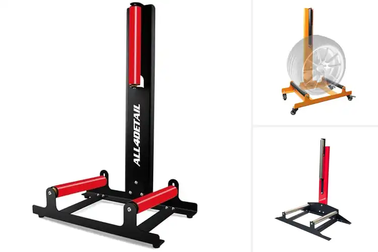 Detailed view of Best Tire Cleaning Stands