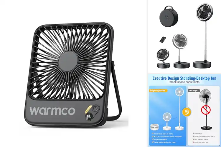 Detailed view of Best Travel Fans: Top 10 Portable Picks for Cool Adventures