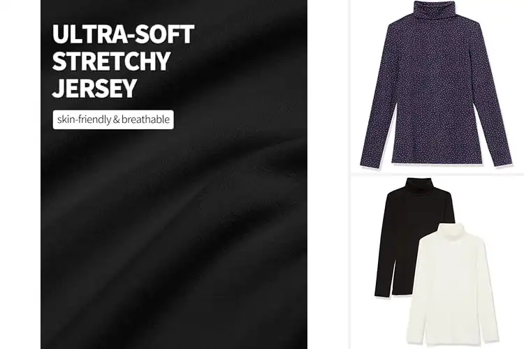 Detailed view of Best Turtleneck Tops for Comfort and Style