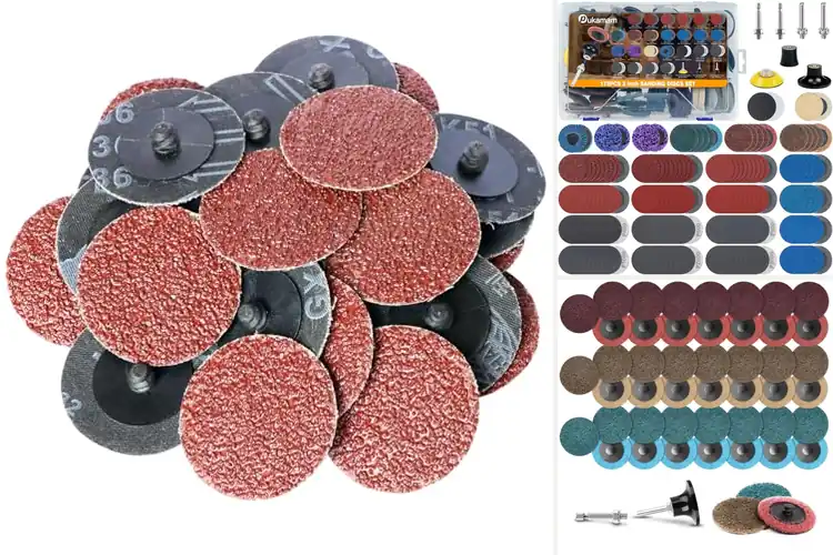 Detailed view of Best Twist Lock Sanding Discs : Faster, Easier Projects