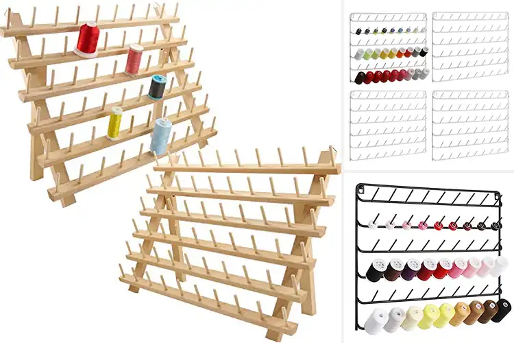 Detailed view of Best Wall Mounted Thread Racks for a Clutter‑Free Workspace