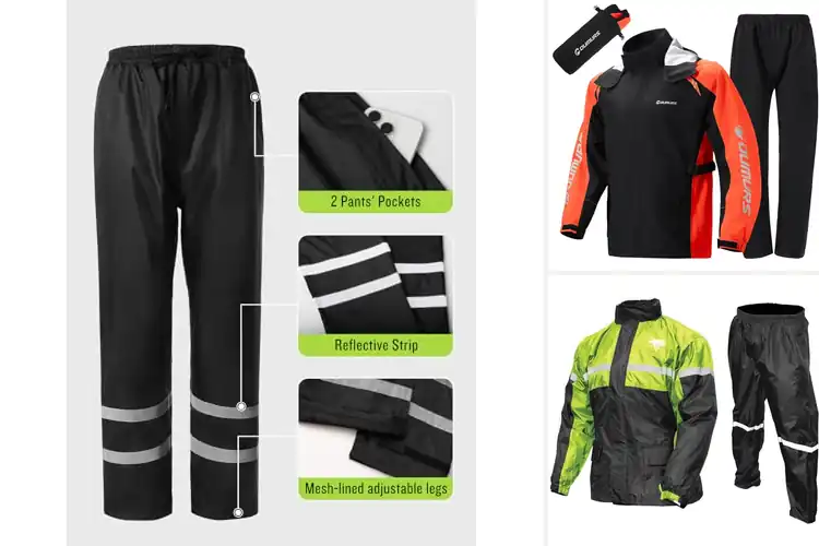 Detailed view of Best Waterproof Motorcycle Rain Suits