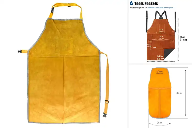 Detailed view of Best Welding Aprons
