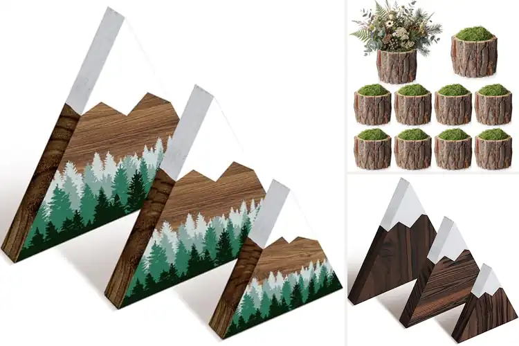 Detailed view of Best Woodland Nursery Party Centerpieces